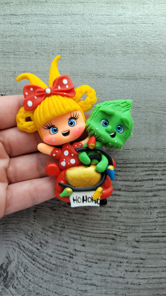 Clay Cindy Lou y Grinch