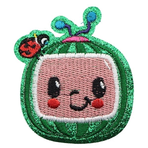 Glitter Embroidered Patch Cocomelon