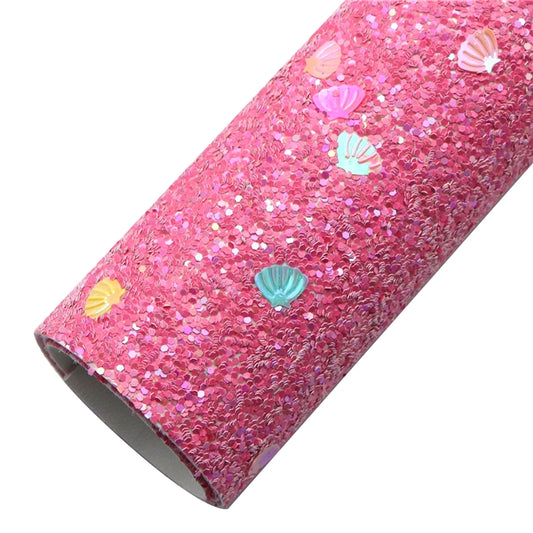Chunky Glitter Caracol Rosa