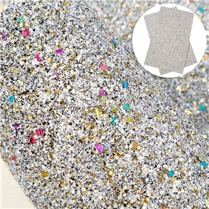 Chunky Glitter Colores Fondo Nego